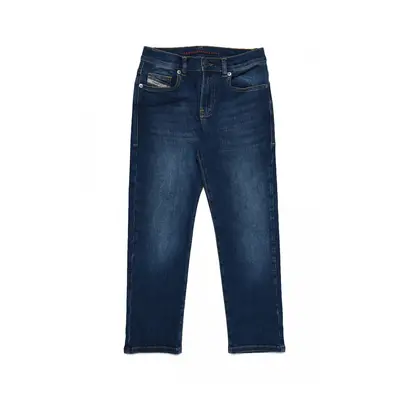 Džíny diesel d-viker-j trousers blue denim