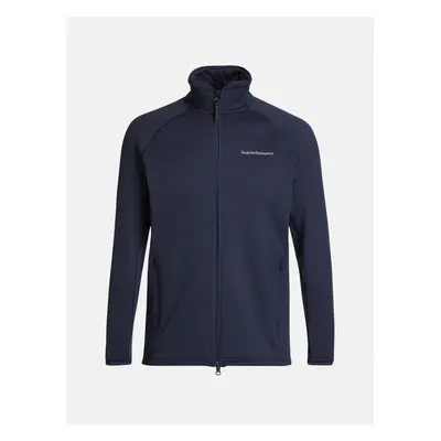 Mikina peak performance m chill light zip jacket blue shadow