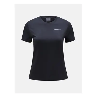 Tričko peak performance w alum light short sleeve black/black