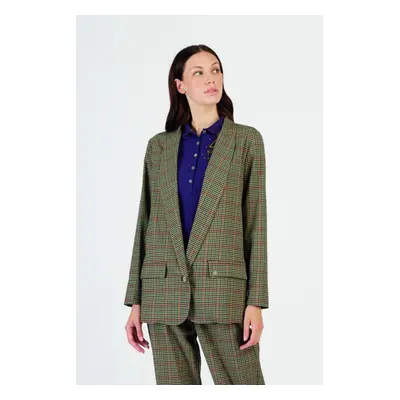 Blejzr la martina woman jacket twill jaquard cornst/navblz/ambgre