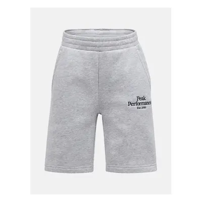 Šortky peak performance jr original shorts med grey melange