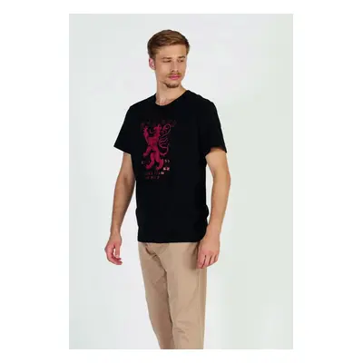 Tričko la martina man t-shirt s/s peached cotton black