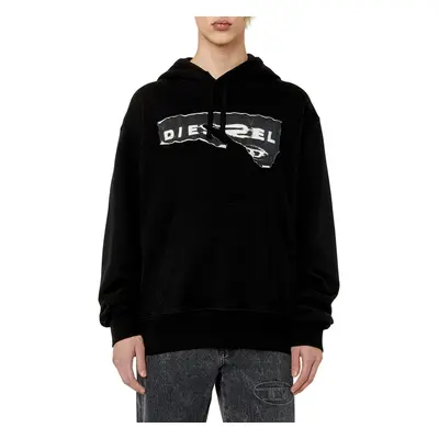 Mikina diesel s-macs-hood-poff sweat-shirt black5