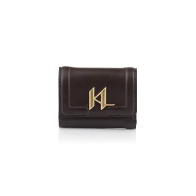 Peněženka karl lagerfeld k/saddle md bifold wallet tabaco