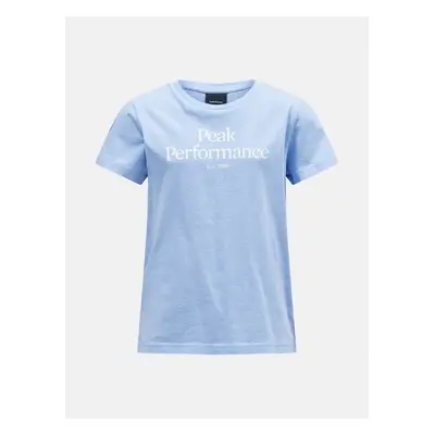 Tričko peak performance jr original tee amity blue/blue shadow