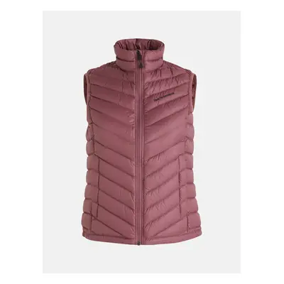 Vesta peak performance w frost down vest rose brown/black