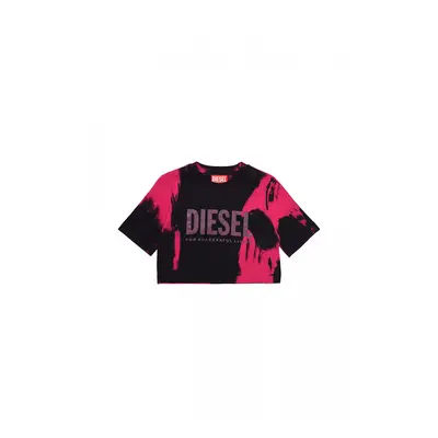 Tričko diesel trecrowt&d t-shirt strawberry red