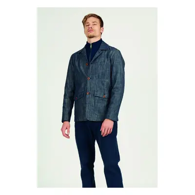 Blejzr la martina man jacket cotton twill navy