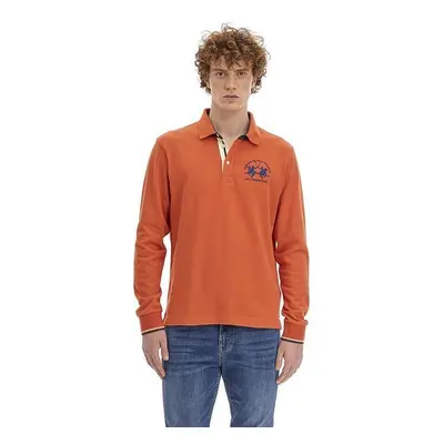 Polokošile la martina man polo l/s heavy jersey koi