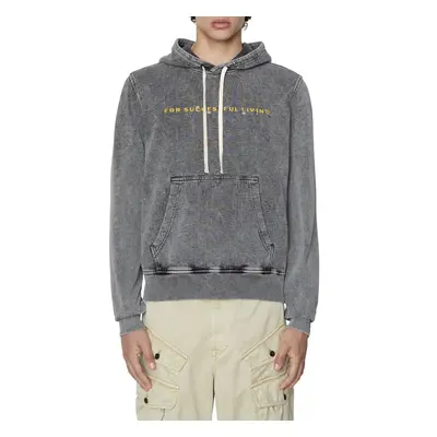 Mikina diesel s-ginn-hood-e1 sweat-shirt grey