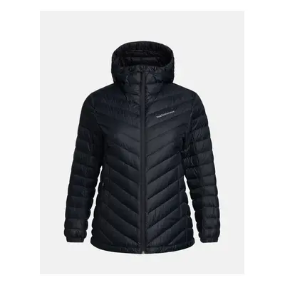 Bunda peak performance w frost down hood jacket black