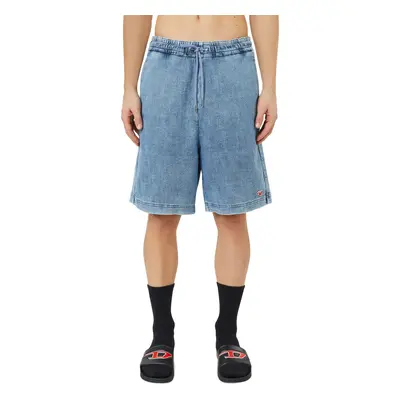 Teplákové šortky diesel d-boxy-ne shorts blue