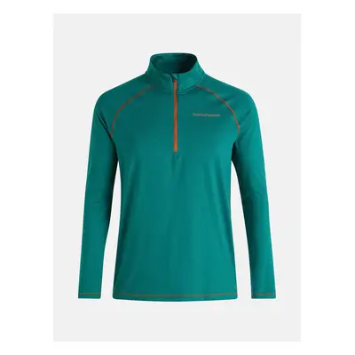 Termo prádlo peak performance m spirit half zip green ivy/glazed