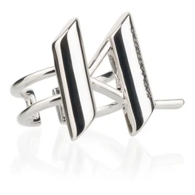 Šperky karl lagerfeld k/monogram ring silver