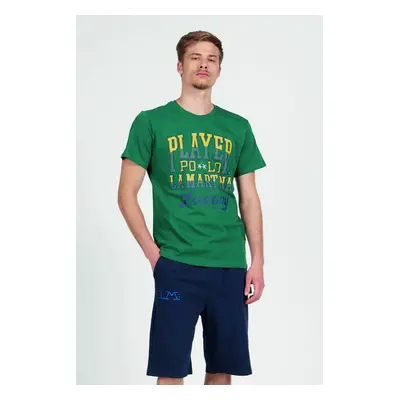 Tričko la martina man t-shirt s/s jersey posy green