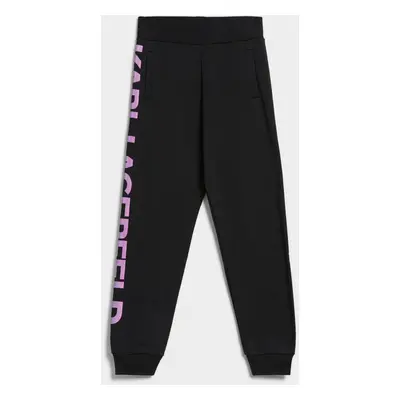 Tepláky karl lagerfeld big logo sweat pants black7