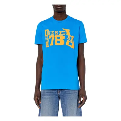 Tričko diesel t-diegor-g7 t-shirt brilliant blue