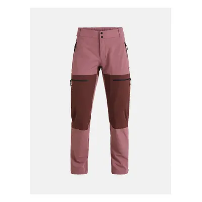 Kalhoty peak performance w stretch trek pants rose brown/black