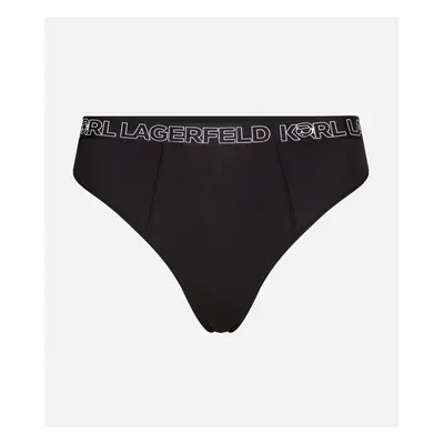 Spodní prádlo karl lagerfeld ikonik 2.0 high rise brief black7