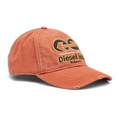 Kšiltovka diesel c-syom hat apricot orange