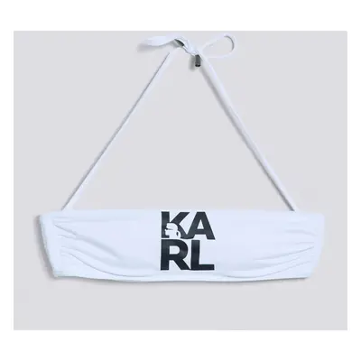 Plavky vrch karl lagerfeld top white