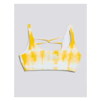 Plavky vrch karl lagerfeld top yellow