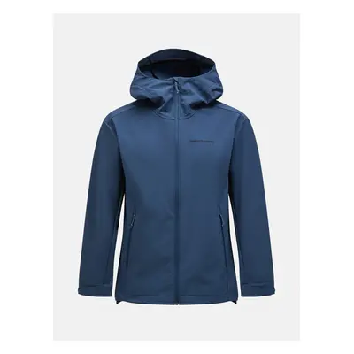 Bunda peak performance m explore hood jacket blue steel