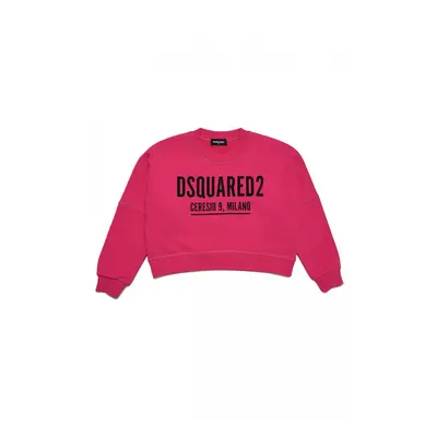 Mikina dsquared2 over sweat-shirt minnie pink