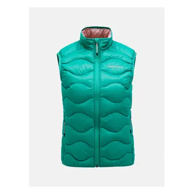 Vesta peak performance w helium down vest clover green/black