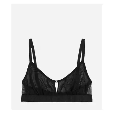 Spodní prádlo karl lagerfeld keyhole lace bralette black7