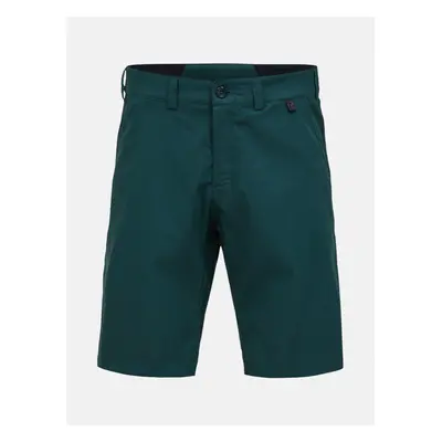 Šortky peak performance m player shorts scarab green/black