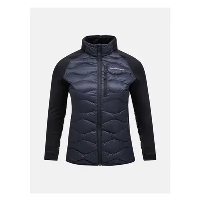 Bunda peak performance w helium down hybrid jacket black/black