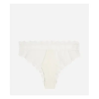 Spodní prádlo karl lagerfeld tailored lace bikini brief ivory