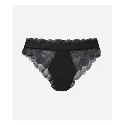 Spodní prádlo karl lagerfeld tailored lace bikini brief black