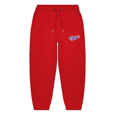 Kalhoty diesel pcaltony trousers carnation red