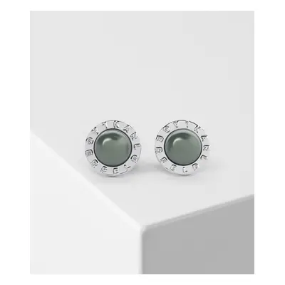 Šperk karl lagerfeld k/essential pearls clip earngs silver