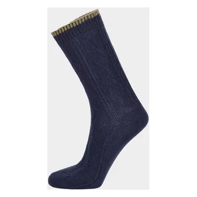 Ponožky camel active bootsocks cashmere cable navy3