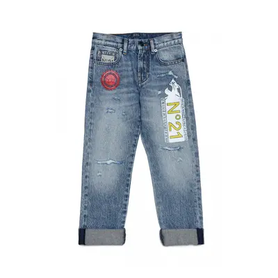 Kalhoty no21 trousers blue denim