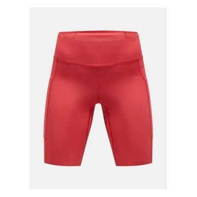 Šortky peak performance w power shorts softer red