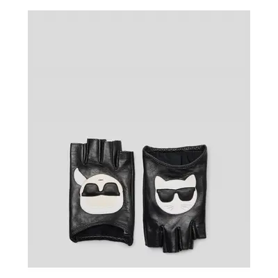 Rukavice karl lagerfeld k/ikonik gloves black2