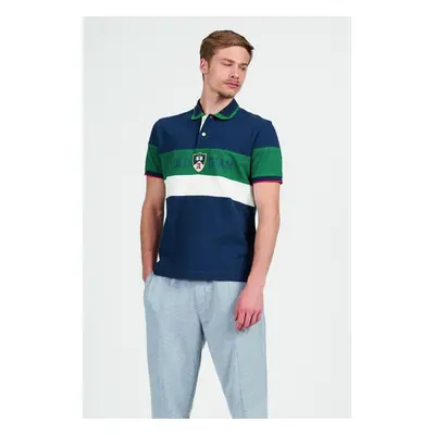 Polokošile la martina man polo s/s cotton piquet navy