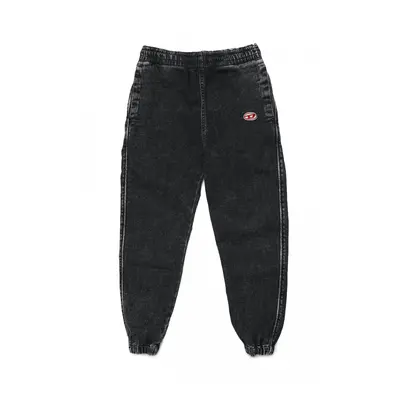 Kalhoty diesel plab-ne jjj trousers black denim