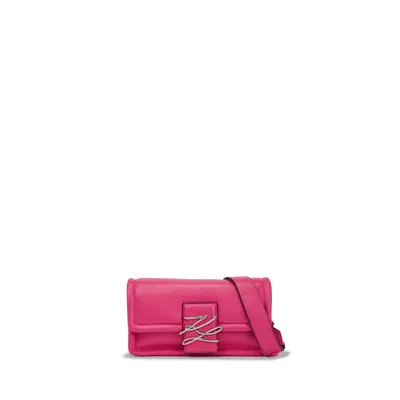 Kabelka karl lagerfeld k/autograph soft sm shb berry