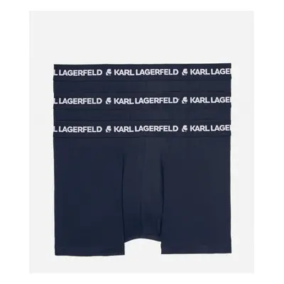 Spodní prádlo karl lagerfeld logo trunk set 3-pack navy