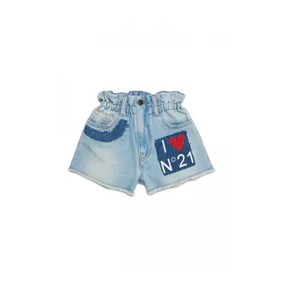 Šortky no21 shorts blue denim