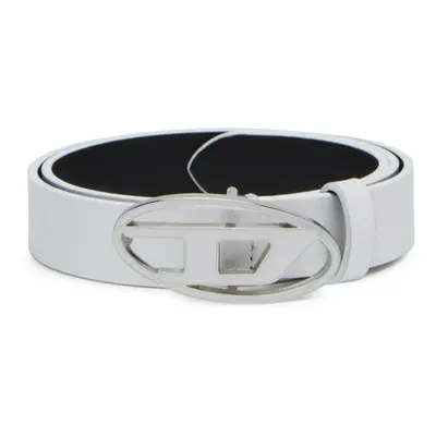 Opasek diesel oval d logo b-1dr belt white