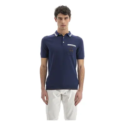 Polokošile la martina man tricot polo s/s cotton navy