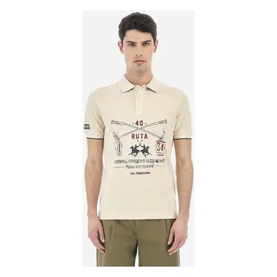 Polokošile la martina man polo s/s cotton piquet cloud cream