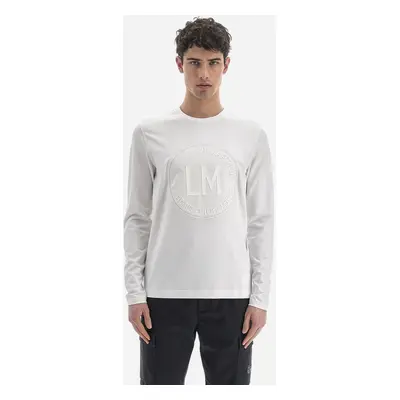 Tričko la martina man l/s t-shirt jersey silky f optic white