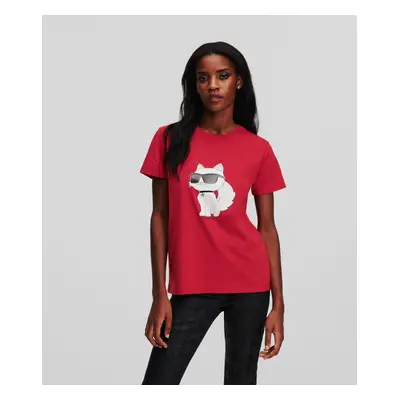 Tričko karl lagerfeld ikonik 2.0 choupette t-shirt chili pepper